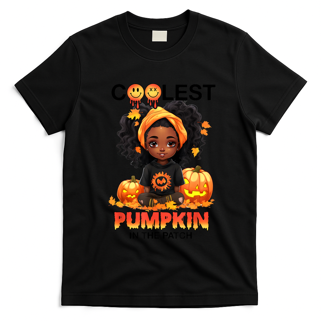 Coolest Pumpkin In The Patch Halloween Ns Gift T-Shirt - Black