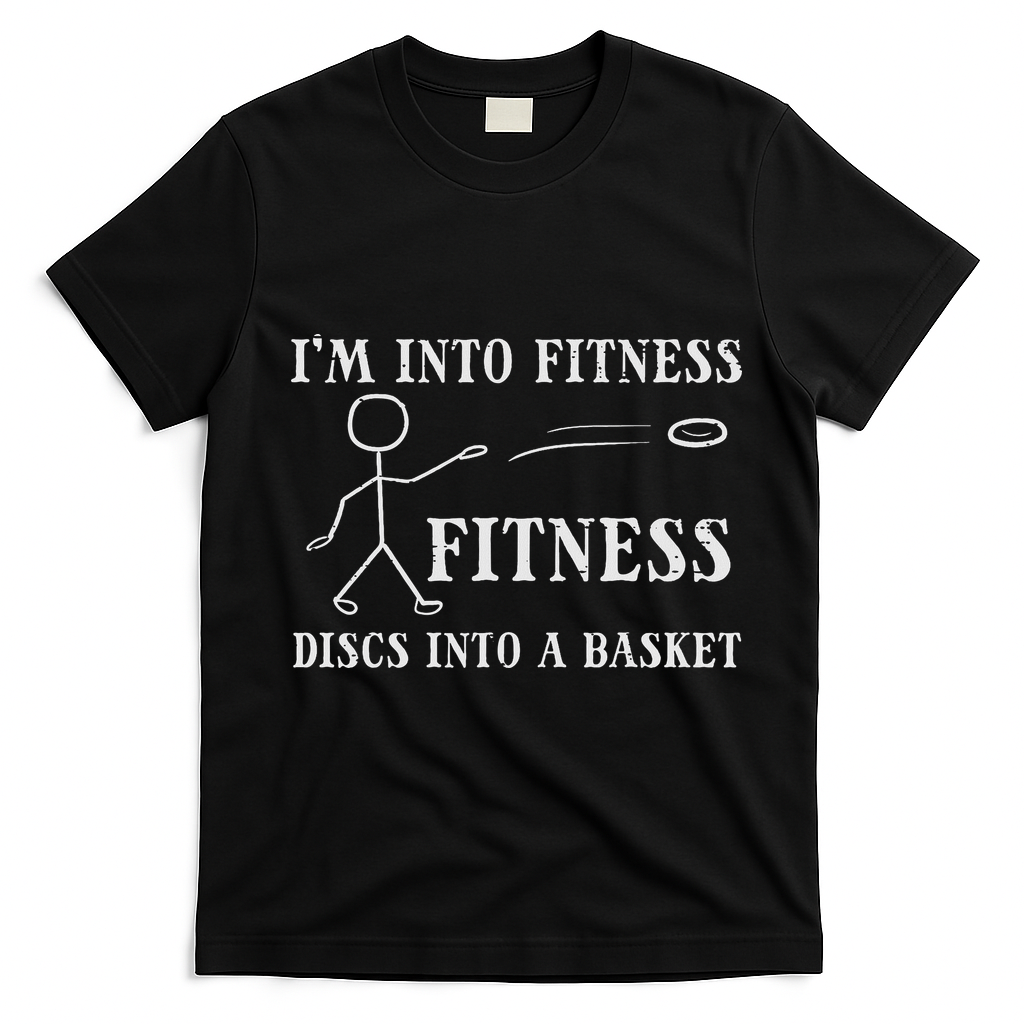 Fitness Discs Into Basket Frisbee Golf Frolf Women T-Shirt - Black