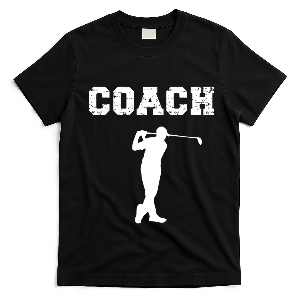 Golf Coach Design Golf Instructors / Golf Teachers Cool Gift T-Shirt - Black