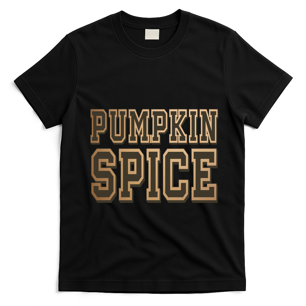 Pumpkin Spice Lover Fall T-Shirt - Black