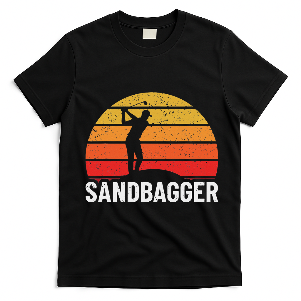 Sandbagger Golf Design Sandbagger T-Shirt - Black