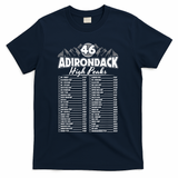 46 Adirondack Mountain Climbing Checklist T-Shirt - Navy