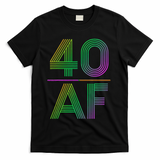 40 AF Vintage 40th Birthday Gift T-Shirt - Black