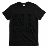 40TH BIRTHDAY 1 T-Shirt - Black