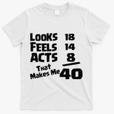 40TH BIRTHDAY 1 T-Shirt - White