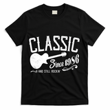 40th Birthday Classic Guitar Since 1986 And Still Rockin T-Shirt - Black