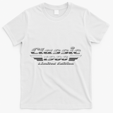 40th Birthday Classic 1986 Limited Edition Metallic Chrome Birthday T-Shirt - White
