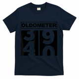 40th Birthday Oldometer 39-40 T-Shirt - Navy