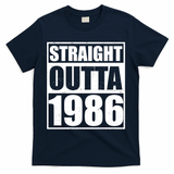 40th Birthday Straight Outta 1986 T-Shirt - Navy