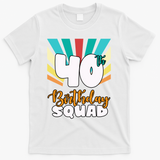 40th Birthday Squad 40 Years Old T-Shirt - White