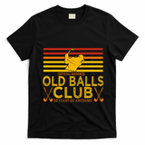50th Birthday Funny Golf Old Balls Club Member T-Shirt - Black