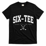 60th Birthday Golf 60 Years Old Fore And Still On Par T-Shirt - Black