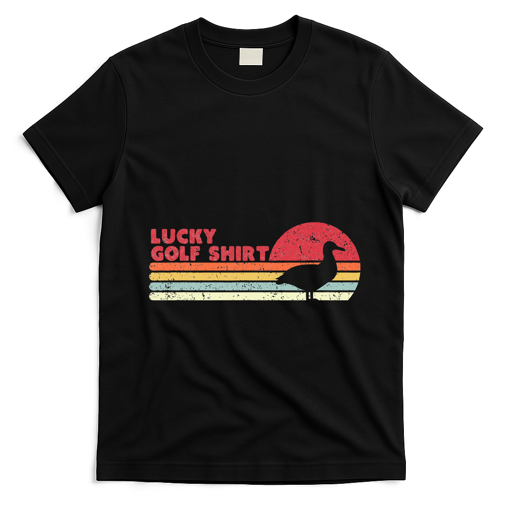 Albatross Funny Golf T-Shirt - Black