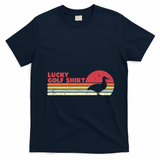 Albatross Funny Golf T-Shirt - Navy Blue