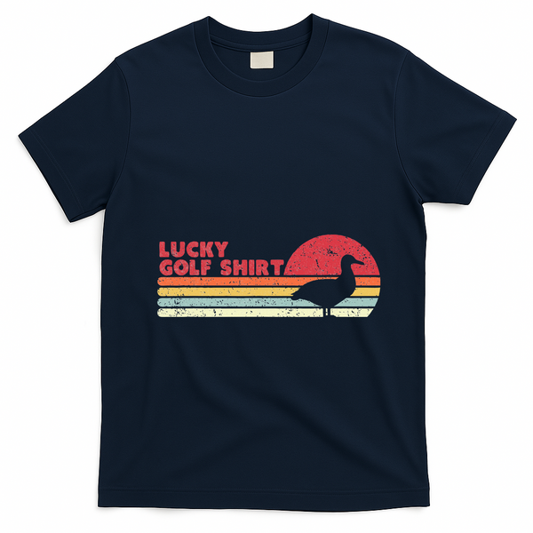 Albatross Funny Golf T-Shirt - Navy Blue