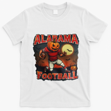 Alabama Football Halloween Pumpkin Player Spooky Alabama T-Shirt - White