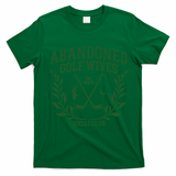 Abandoned Golf Wives Social Club Retro Golf Gift For Women T-Shirt - Irish Green