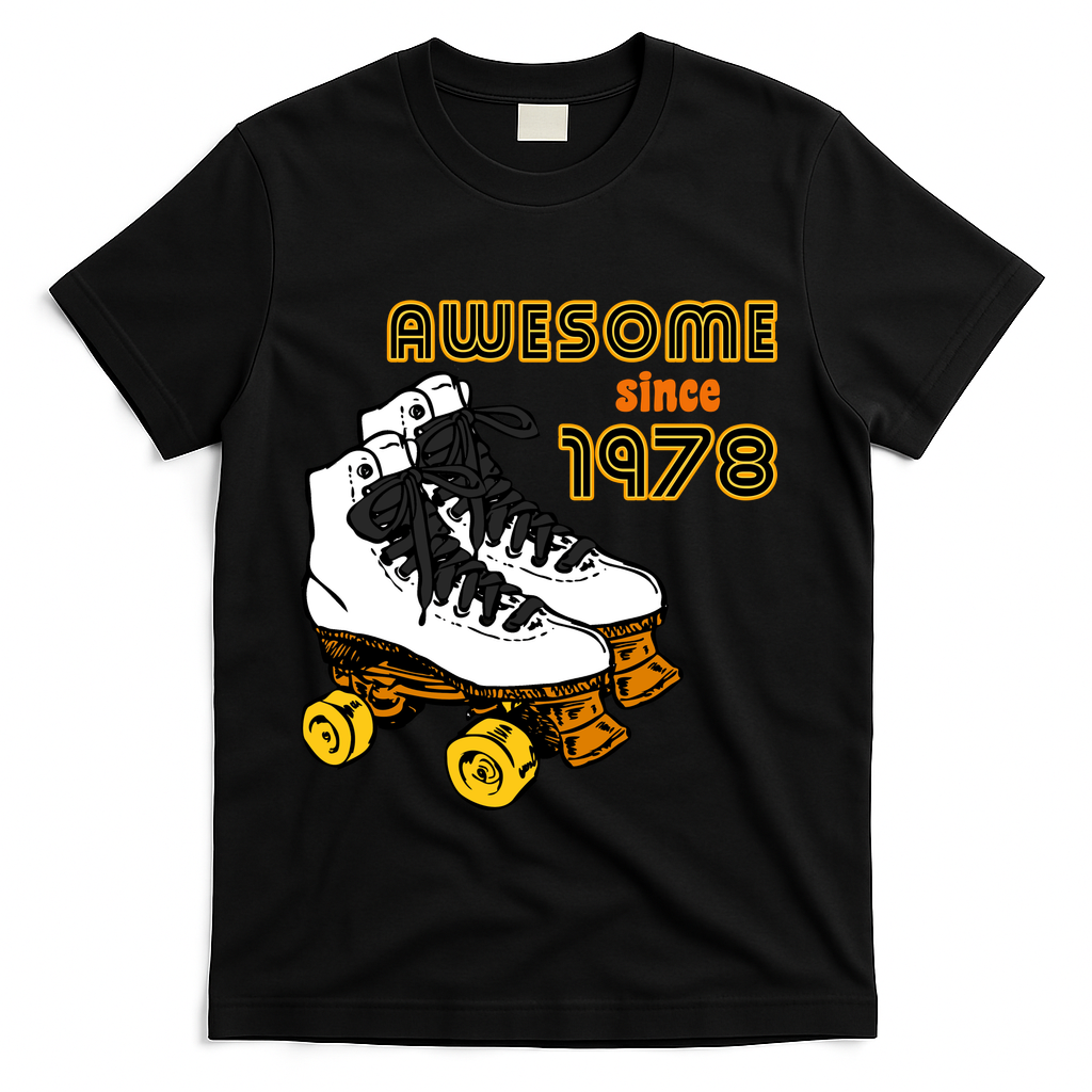 Awesome Since 1978 T-Shirt - Black