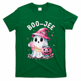 Boujee Boo Jee Spooky Ghost Halloween Pumpkin Costumes T-Shirt - Irish Green