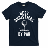 Best Christmas By Par Golf T-Shirt - Navy Blue