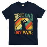 Best Dad By Par Father Appreciation Golf Lover FatherS Day Cool Gift T-Shirt - Navy Blue