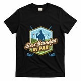 Best Grandpa By Par FatherS Day Golf Dad Gift T-Shirt - Black