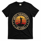 Best Grandpa By Par FatherS Day Golf Golfing T-Shirt - Black