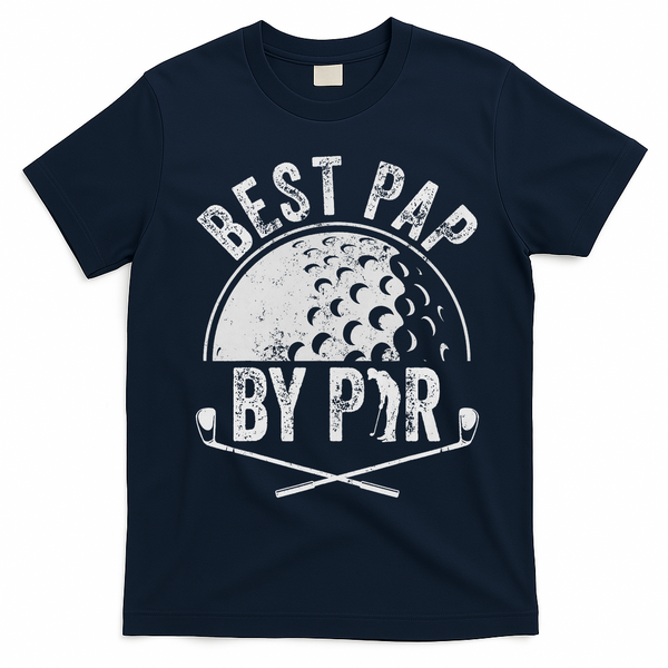 Best Pap By Par Golf Lover Sports Gift Golf Golfer T-Shirt - Navy Blue