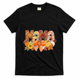 Cute Autumn Mama Fall Lover T-Shirt - Black