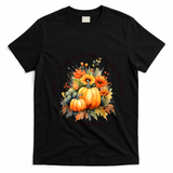 Christian Bible Verse I Praise Him In Every Fall Season T-Shirt - Black
