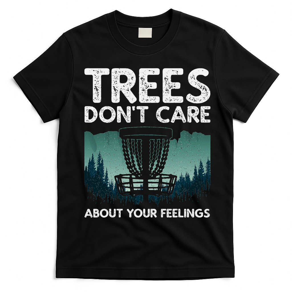 Cute Disc Golf Design Disc Golf Player T-Shirt - Black