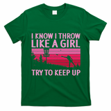 Cool Disc Golf Design For Women Disc Golf Player T-Shirt - Irish Green