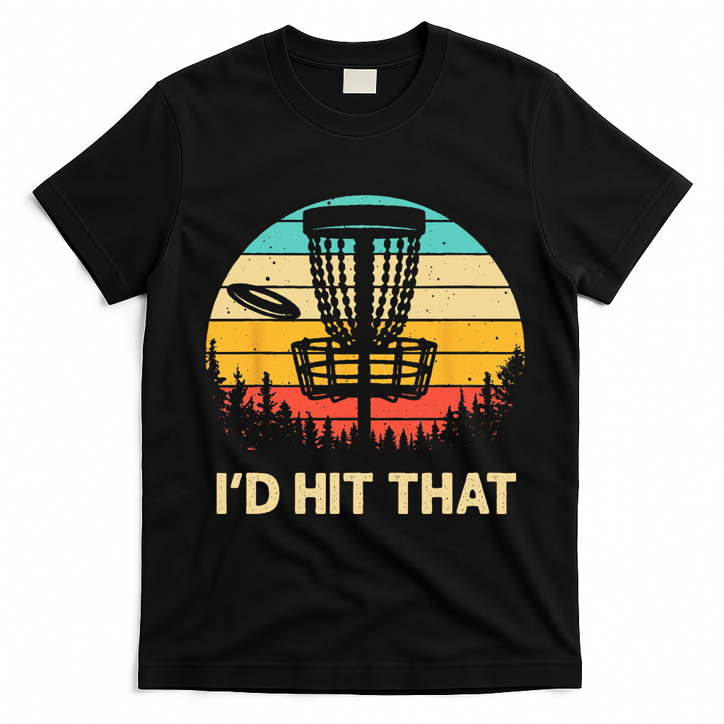 Cool Disc Golf Design For  Disc Golf Lover & Player T-Shirt - Black