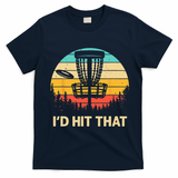 Cool Disc Golf Design For  Disc Golf Lover & Player T-Shirt - Navy Blue
