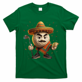 Cinco De Mayo Golf Ball With Sombrero Margarita Golf Lover T-Shirt - Irish Green