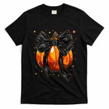Cute Fall Autumn Halloween Pumpkin T-Shirt - Black
