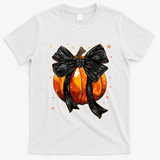 Cute Fall Autumn Halloween Pumpkin T-Shirt - White