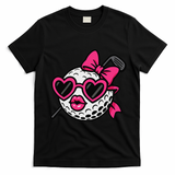 Coquette Golf Chic Preppy Style Cute Fashion Women T-Shirt - Black