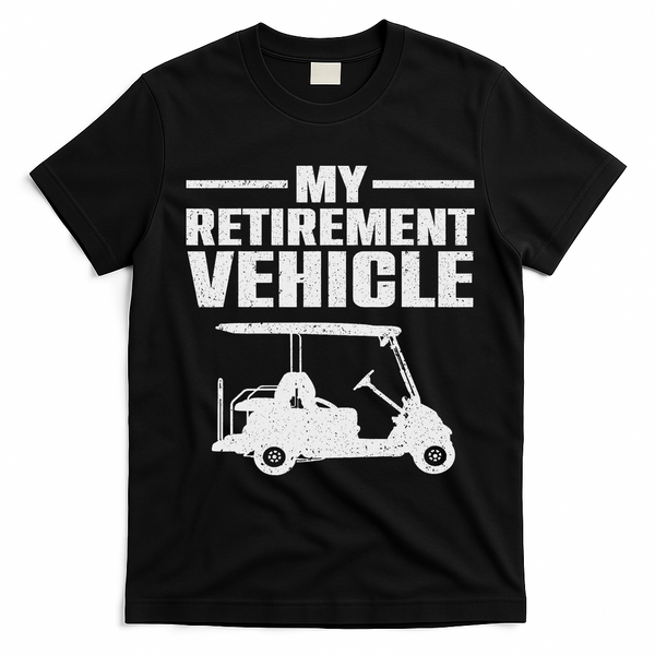 Cool Golf Cart Design For Women Golfer Golf Cart Lover T-Shirt - Black