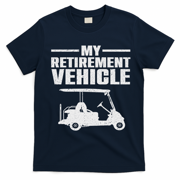 Cool Golf Cart Design For Women Golfer Golf Cart Lover T-Shirt - Navy Blue