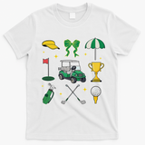 Coquette Golf, Girly Golf, Ladies Golf, Golf Social Club T-Shirt - White