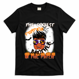 Coolest Pumpkin Brother In The Patch Halloween Gift T-Shirt - Black