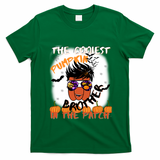 Coolest Pumpkin Brother In The Patch Halloween Gift T-Shirt - Irish Green