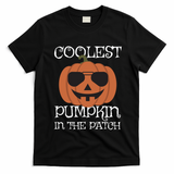 Coolest Pumpkin In The Patch Halloween Cute Gift T-Shirt - Black