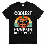 Coolest Pumpkin In The Patch Halloween T-Shirt - Black