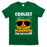 Coolest Pumpkin In The Patch Halloween Great Gift T-Shirt - Irish Green