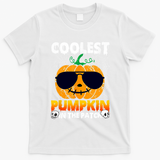 Coolest Pumpkin In The Patch Halloween Great Gift T-Shirt - White