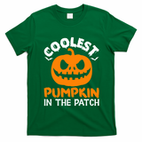 Coolest Pumpkin In The Patch For Halloween Fans Gift T-Shirt - Irish Green