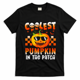 Coolest Pumpkin In The Patch Halloween Gift T-Shirt - Black