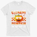 Coolest Pumpkin In The Patch Halloween Gift T-Shirt - White